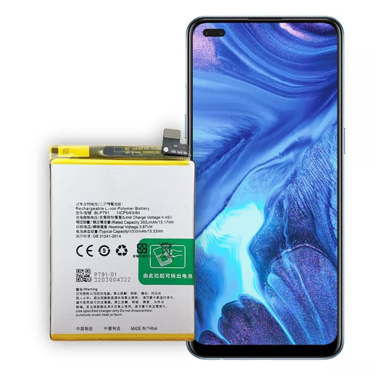BLP791 For OPPO Reno4 4G Li-Polymer Battery Replacement by buy2fix