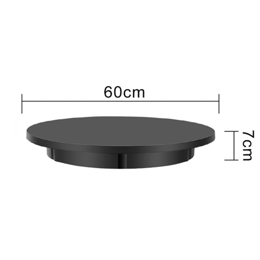 60cm Charging Rotating Display Stand Video Shooting Turntable, Load: 100kg, Power Plug:AU Plug(Black) by buy2fix