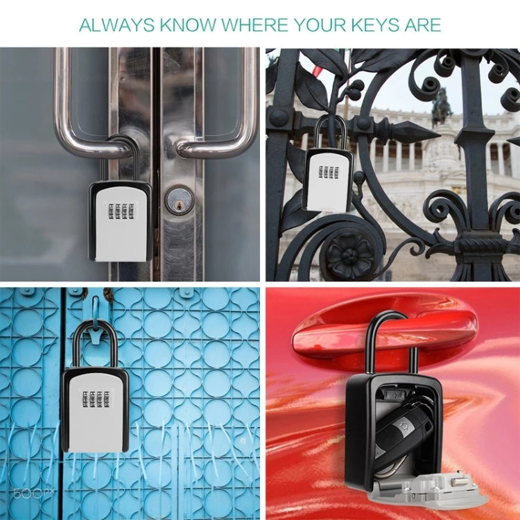 KS6500 Installation-free Hanging Decoration Key Password Box(Red) by buy2fix