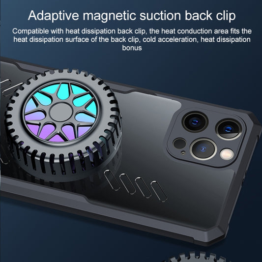 For iPhone 12 Pro Max Gaming Cooling Phone Case(Black) by buy2fix