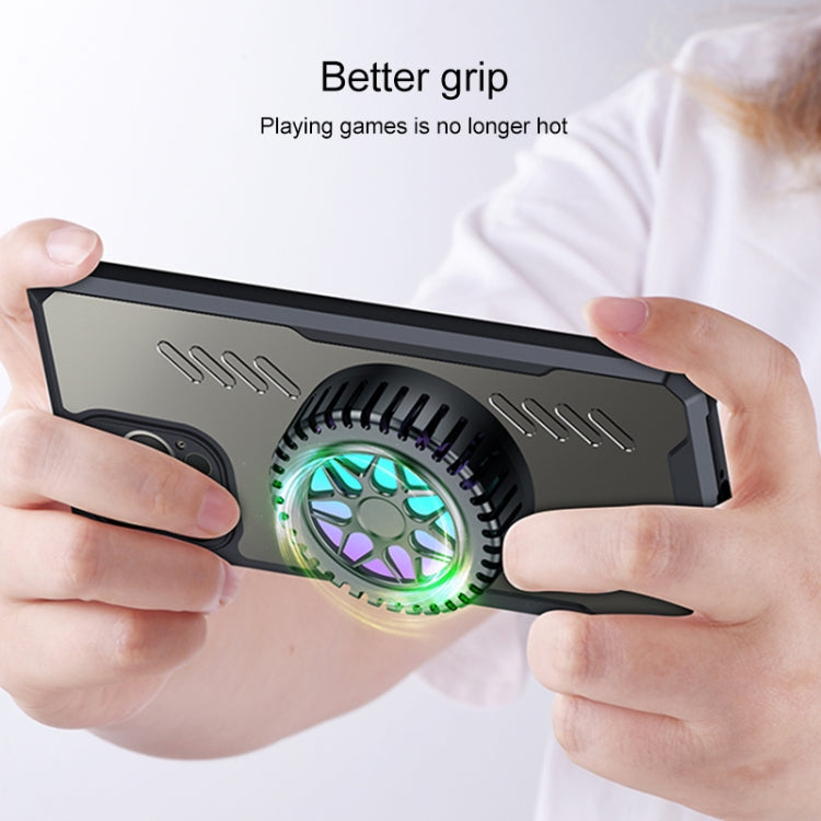 For iPhone 12 Pro Max Gaming Cooling Phone Case(Black) by buy2fix