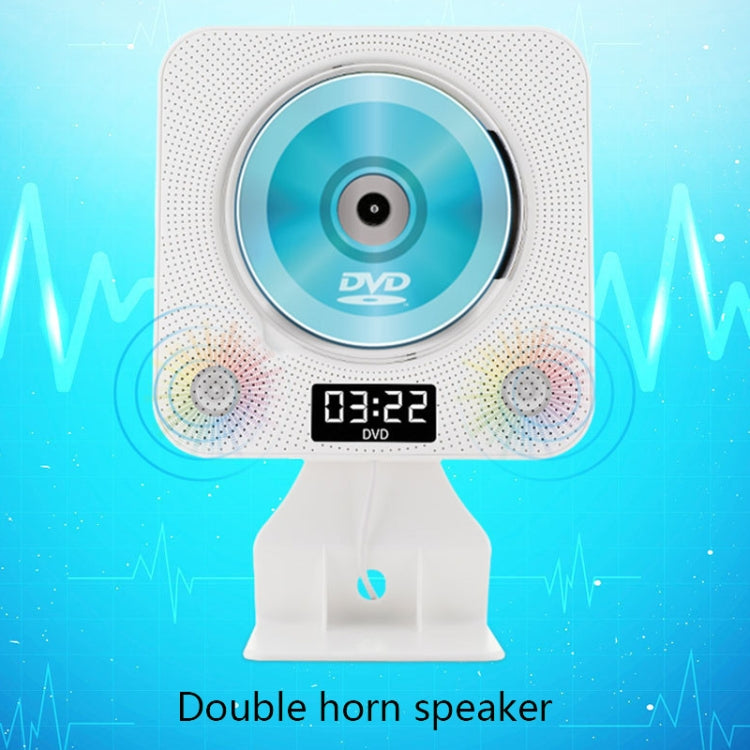 Kecag KC-608 Wall Mounted HD DVD Player Bluetooth CD Player(Pink) by Kecag