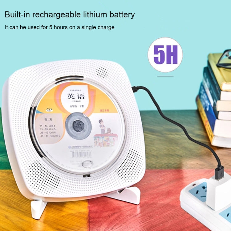 Kecag KC-609 Wall Mounted Home DVD Player Bluetooth CD Player, Specification:CD Version+ Not Connected to TV+ Plug-In Version(Blue) by Kecag