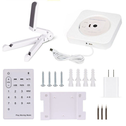 Kecag KC-808 6W Wall Mounted Bluetooth CD Player(White) by Kecag