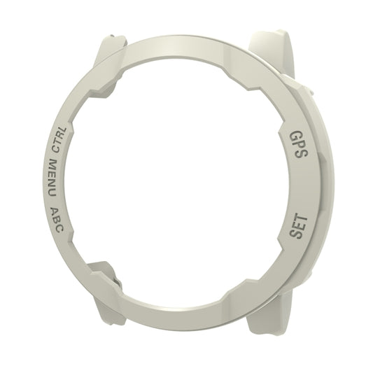 For Garmin Instinct 2S PC Frame Half-pack Watch Case(Ivory) by buy2fix