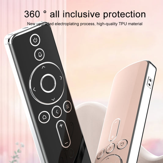 Remote Control TPU Protective Case For Xiaomi Double Button with Voice Button(Black) by buy2fix