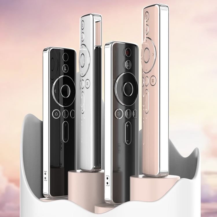 Remote Control TPU Protective Case For Xiaomi Double Button with Voice Button(Black) by buy2fix