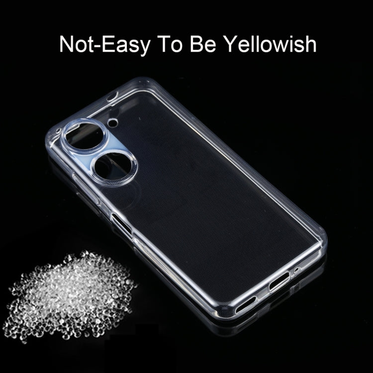 For ASUS Zenfone 9 / Zenfone 10 Ultra-thin Transparent TPU Phone Case by buy2fix