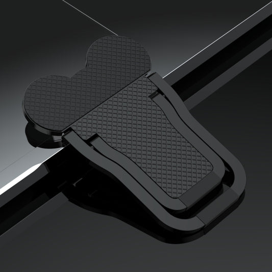 2 PCS Metal Foldable Laptop Stand Bracket(Black) by buy2fix