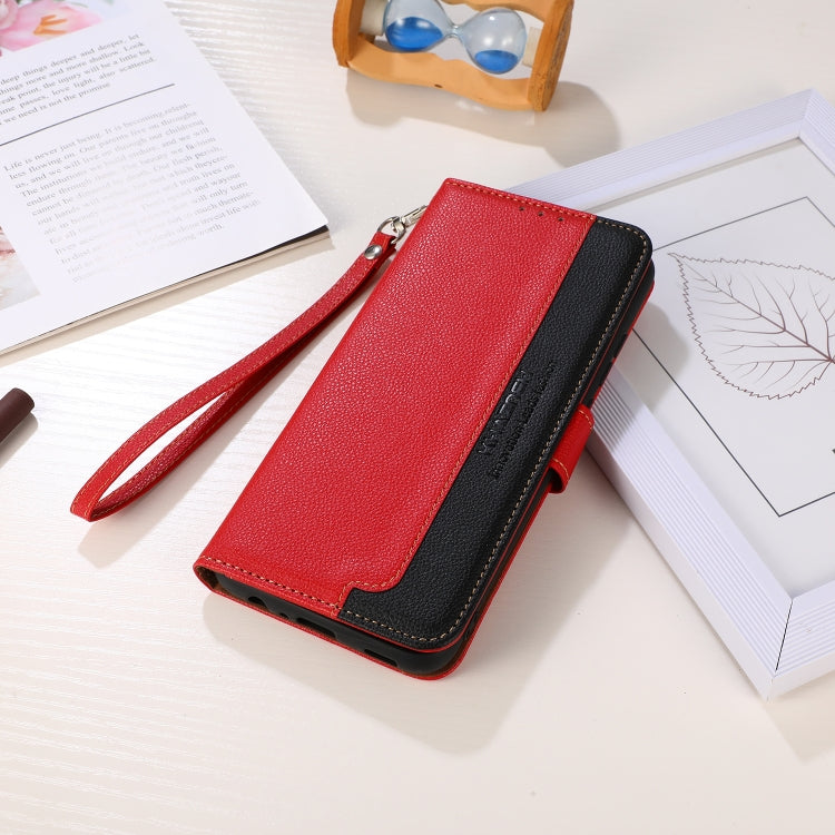 For Nothing Phone 1 KHAZNEH Litchi Texture Leather RFID Phone Case(Red) by buy2fix
