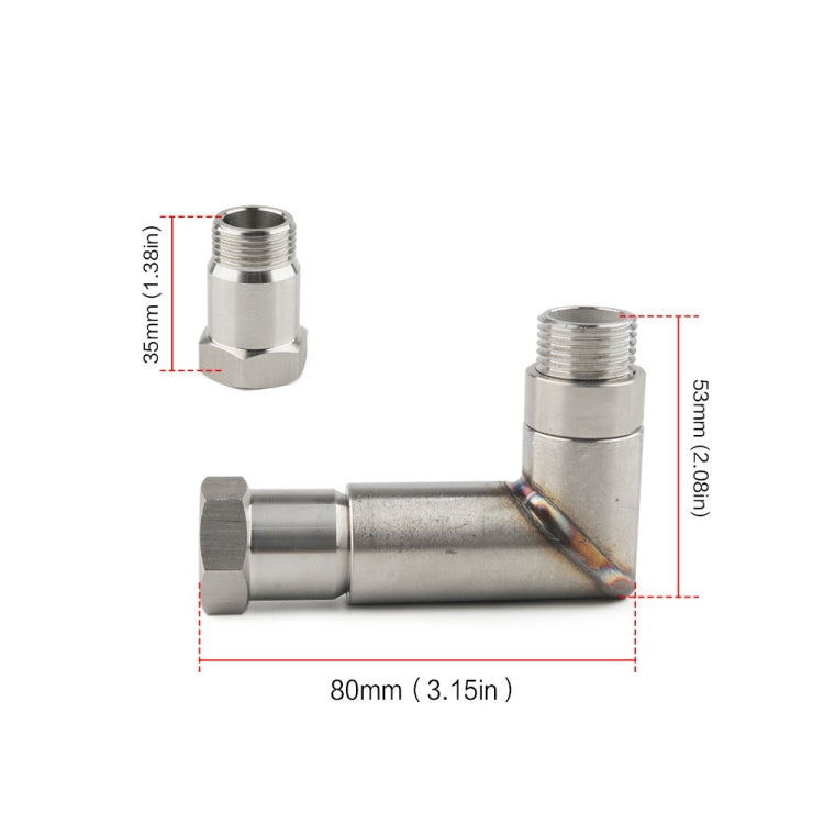 MR-08031 Car Sensor 90 Degree Extension Connector M18x1.5 by buy2fix