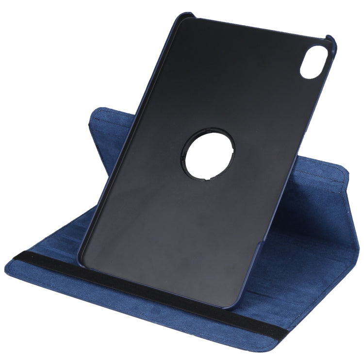 For Honor Pad 8 360 Degree Rotation Litchi Texture Flip Leather Tablet Case(Blue) by buy2fix