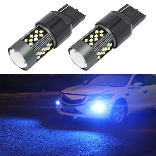 1 Pair 7443 12V 7W Strobe Car LED Fog Light(Ice Blue Light) by buy2fix