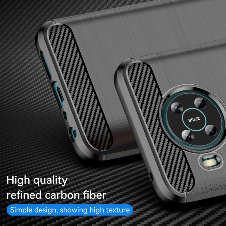 For Nokia X100 Brushed Texture Carbon Fiber TPU Phone Case(Black) by buy2fix