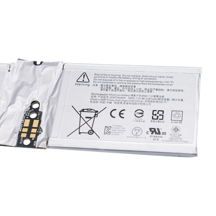 7.5V 2387mAh Li-Polymer Battery Replacement For Microsoft Surface Book 1 1703 DAK822470K / G3HTA020H by buy2fix