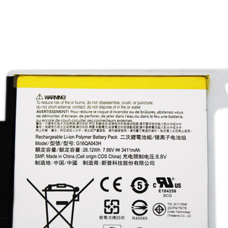 7.66V 3411mAh For Microsoft Surface Go Li-Polymer Battery Replacement by buy2fix