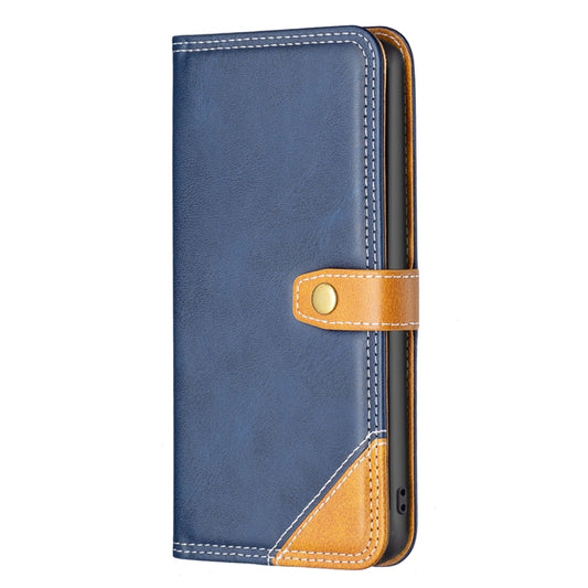 For Nothing Phone 1 Color Matching Double Sewing Thread Leather Phone Case(Blue) by buy2fix