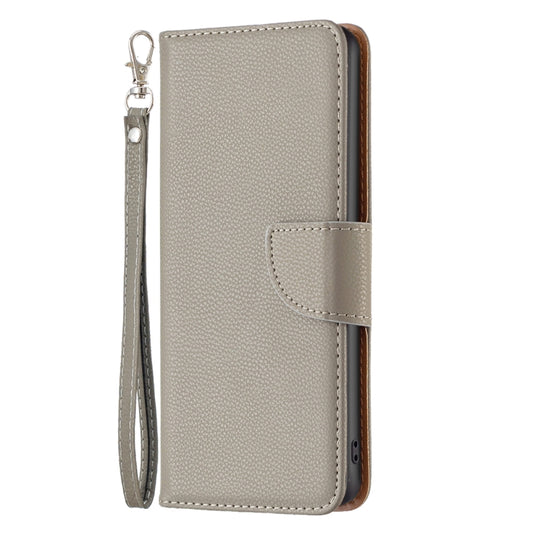 For Nothing Phone 1 Litchi Texture Pure Color Leather Phone Case(Grey) by buy2fix