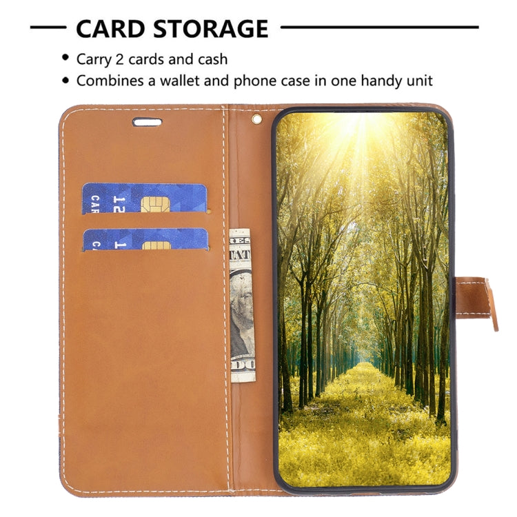 For Nothing Phone 1 Color Matching Denim Texture Leather Phone Case(Royal Blue) by buy2fix