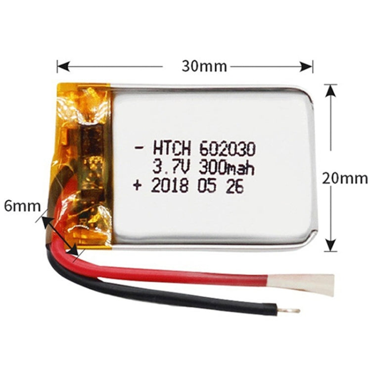 2pcs 602030 300mAh Li-Polymer Battery Replacement by buy2fix