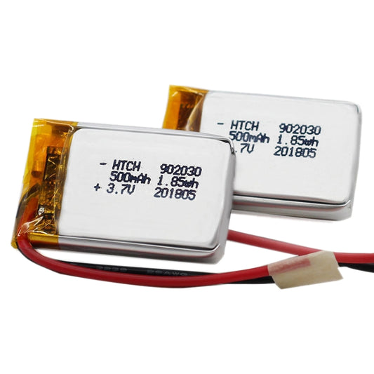 2pcs 902030 500mAh Li-Polymer Battery Replacement by buy2fix