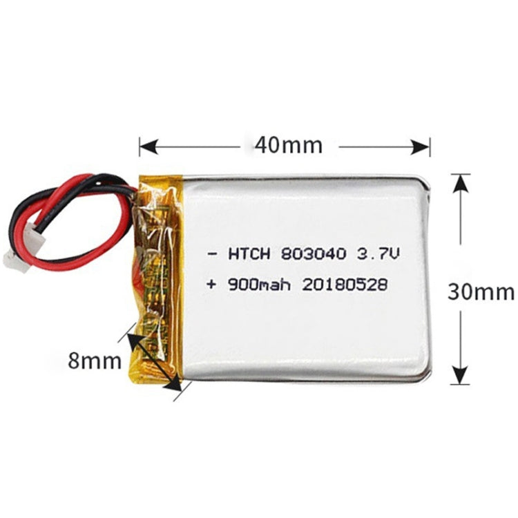 2pcs 803040 900mAh Li-Polymer Battery Replacement by buy2fix