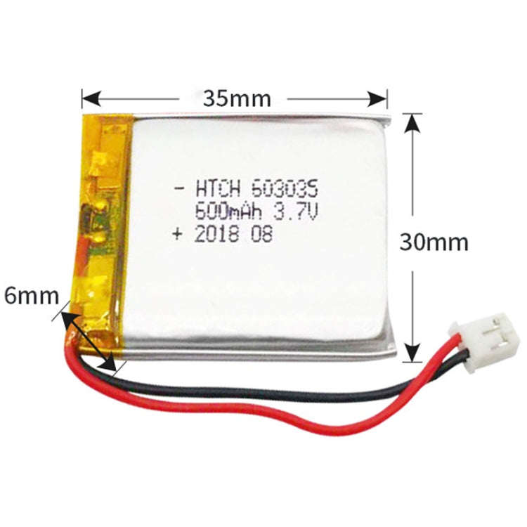 2pcs 603035 600mAh Li-Polymer Battery Replacement by buy2fix