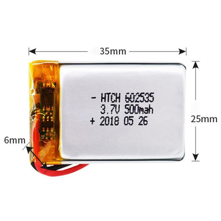 2pcs 602535 Li-Polymer Battery Replacement by buy2fix