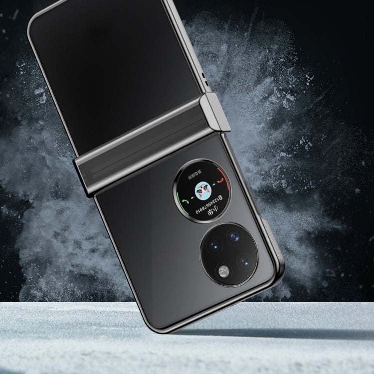 For Huawei P50 Pocket Electroplating PC Full Coverage Shockproof Phone Case(Gold) by buy2fix