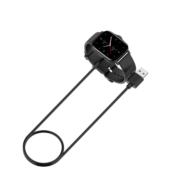 For Amazfit Bip 3 Watch magnetic charging cable, length: 1m(Black) by buy2fix