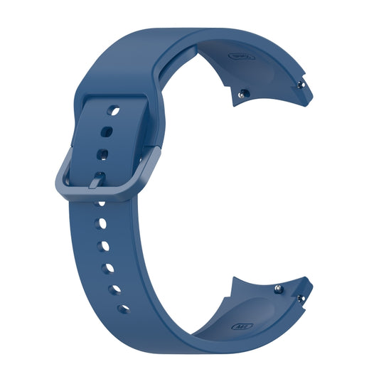 For Samsung Galaxy Watch 5 44mm Official Silicone Watch Band, Size:L(Dark Blue) by buy2fix