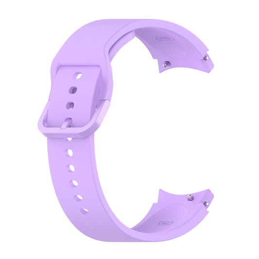 For Samsung Galaxy Watch 5 40mm Official Silicone Watch Band, Size:S(Purple) by buy2fix