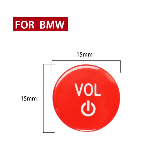 Car Audio Volume Button for BMW X7 G07 2019+, Left and Right Drive(Red) by buy2fix