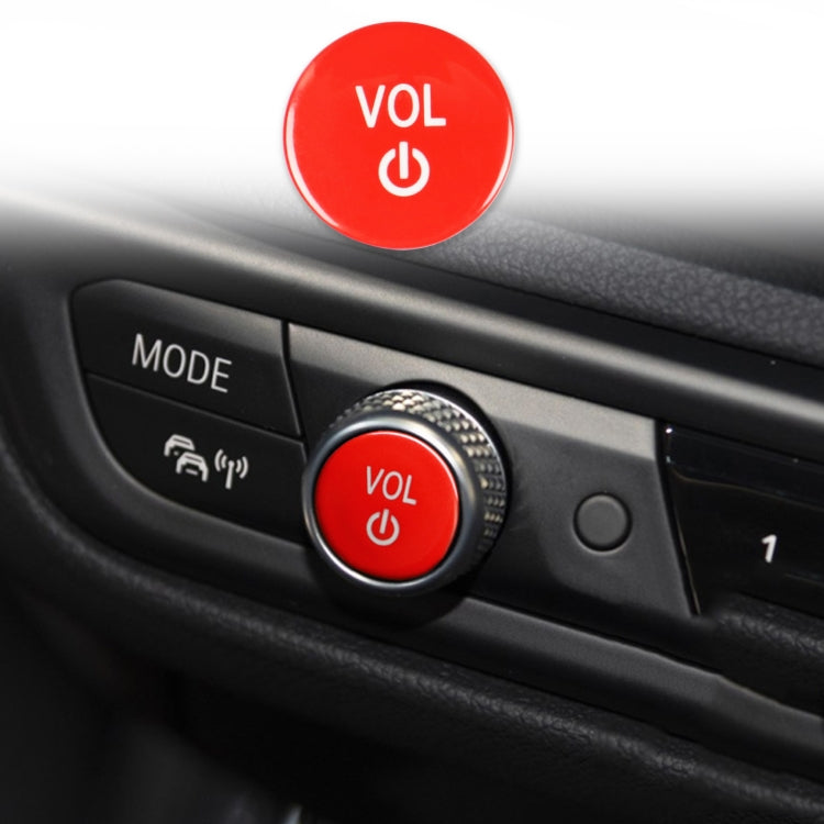 Car Audio Volume Button for BMW X7 G07 2019+, Left and Right Drive(Red) by buy2fix
