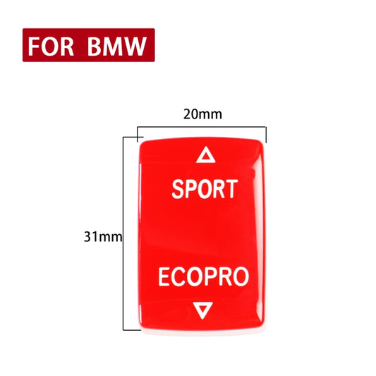 Car Gear Mode Switch Button for BMW 1-Series F20 2012-2018,Left and Right Drive(Red) by buy2fix