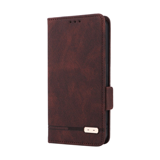 For Nothing Phone 1 Magnetic Clasp Flip Leather Phone Case(Brown) by buy2fix