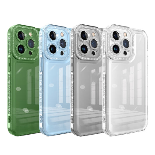 For iPhone 14 Shinning Diamond Space Shockproof Phone Case (Transparent) by buy2fix