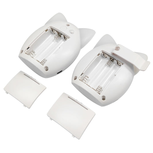 V30 Wireless Audio Baby Monitor Support Voice Monitoring + Intercom + Night Light without Battery, Plug Type:AU Plug(White) by buy2fix