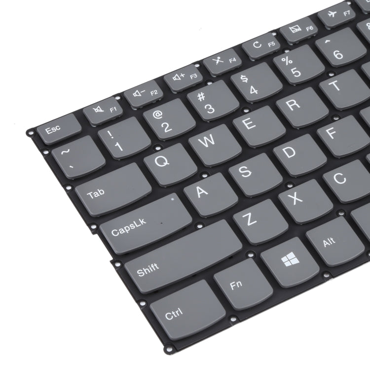 Not Power Button US Version Keyboard for Lenovo IdeaPad 320s-13 320s-13ikb(Grey) by buy2fix