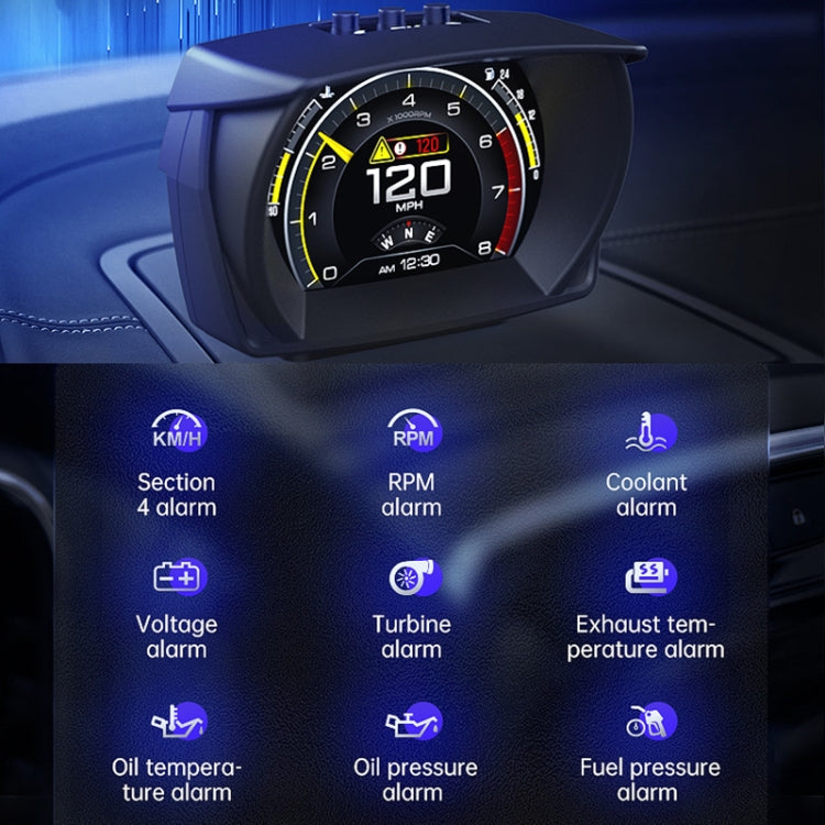 A700 Car 3.5 inch OBDII + MEMS + GPS Head-Up Display System by buy2fix