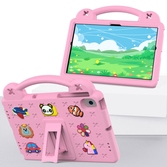 Handle Kickstand Children EVA Shockproof Tablet Case For Samsung Galaxy Tab A8 10.5 2022/2021 / Lenovo Tab M10 Plus 3rd Gen TB125FU 2022 10.6 inch / Huawei MatePad Pro 2021/2019 / Nokia T20 10.36 2021(Pink) by buy2fix