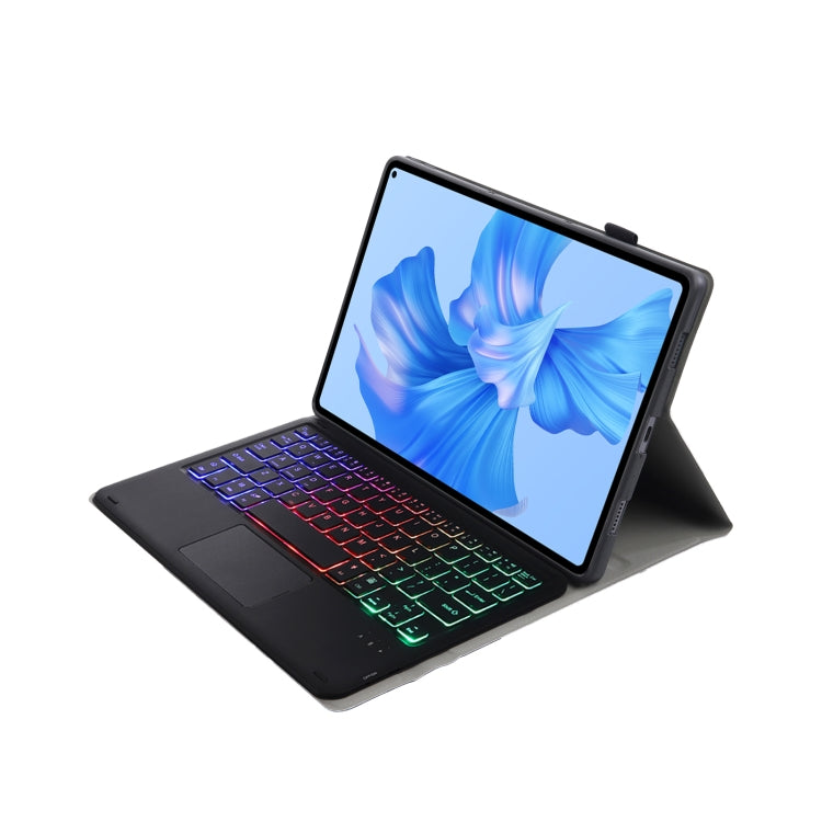 For Huawei MatePad Pro 11 2022 AHW12-AS Detachable Backlight Bluetooth Keyboard Tablet Leather Case(Black) by buy2fix