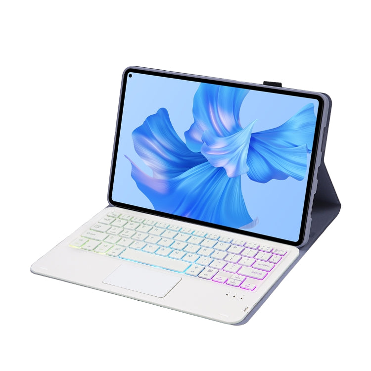 For Huawei MatePad Pro 11 2022 AHW12-AS Detachable Backlight Bluetooth Keyboard Tablet Leather Case(Purple) by buy2fix