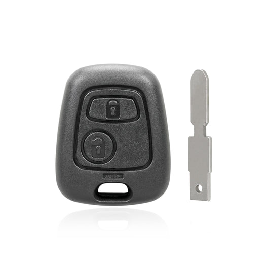 For Peugeot 206 433MHz 2 Buttons Intelligent Remote Control Car Key, Key Blank:NE78 by buy2fix