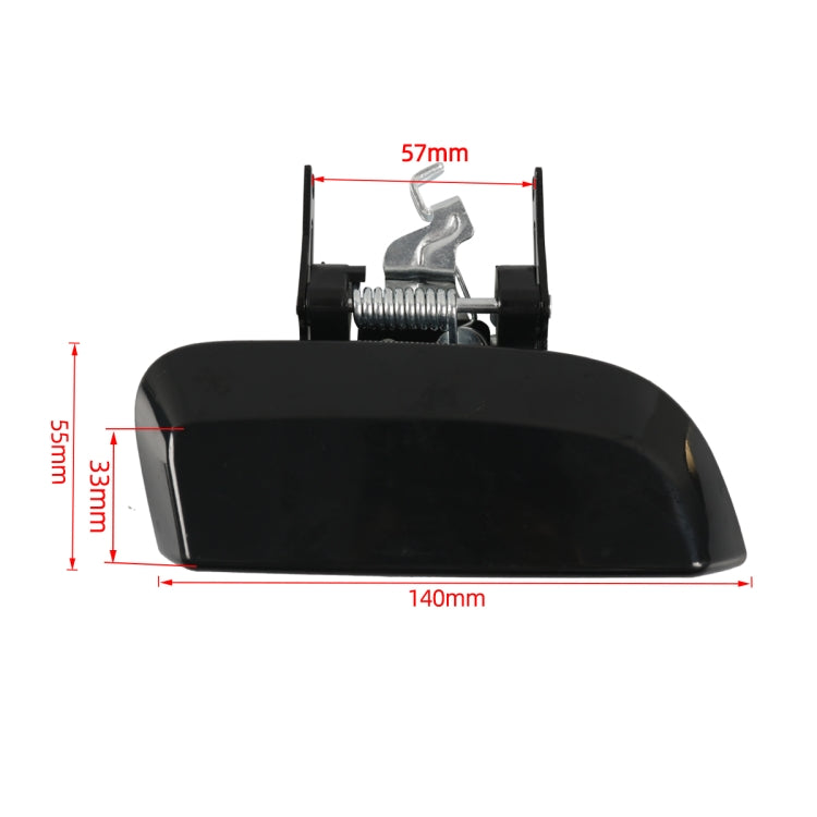 A7571-01 Car Left Rear Outside Handle 82607-ZP50E for Nissan Pathfinder R51 2005-2012 by buy2fix