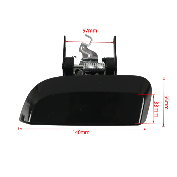 A7571-02 Car Right Rear Outside Handle 82606-ZP50E for Nissan Pathfinder R51 2005-2012 by buy2fix