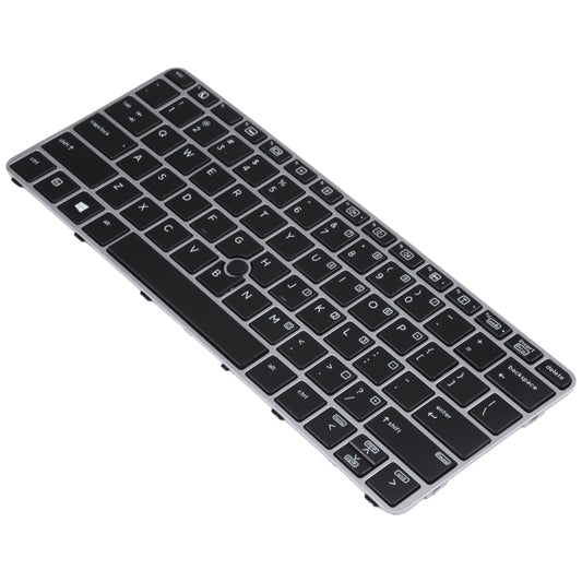 For HP EliteBook 820 G3 US Version Keyboard with Backlight and Pointing(Silver) by buy2fix