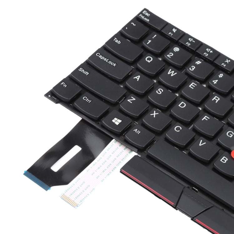 US Version Keyboard with Pointing For Lenovo Thinkpad T490S(Black) by buy2fix