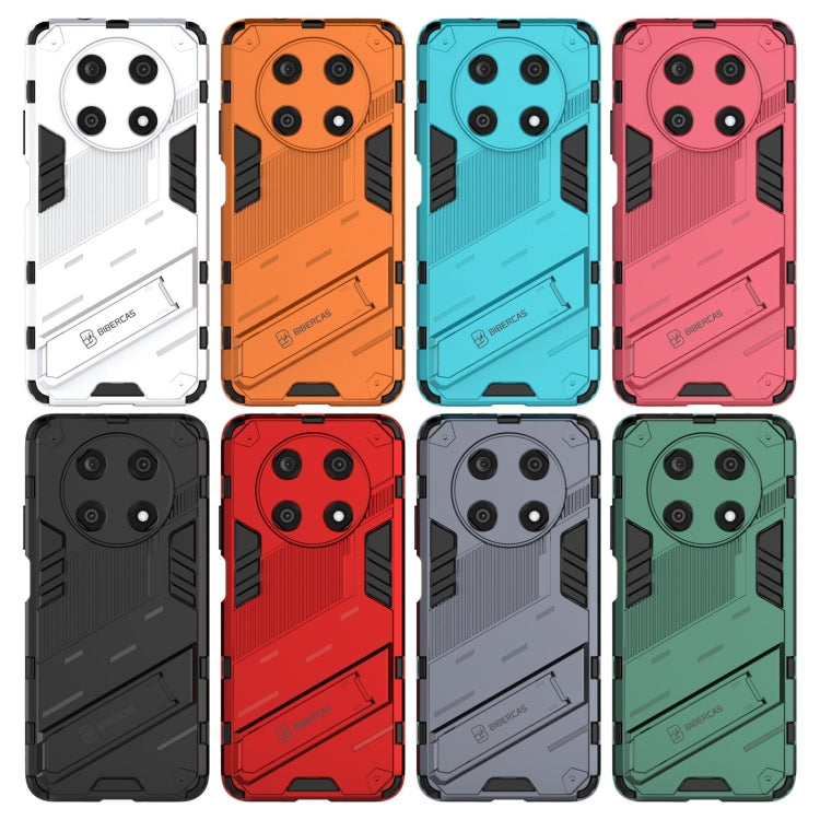 For Huawei Nova Y90/Enjoy 50 Pro Punk Armor 2 in 1 PC + TPU Shockproof Phone Case with Invisible Holder(Blue) by buy2fix