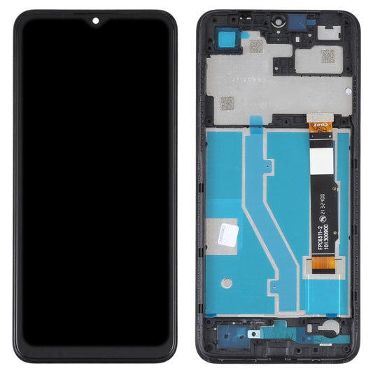 LCD Screen and Digitizer Full Assembly with Frame For TCL 30E / 30 SE by buy2fix
